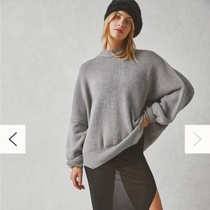Free People Easy Street Sweater - Grey